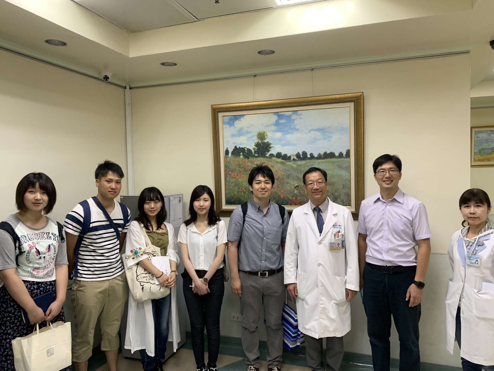 醫放系日本北海道大學師生參訪高醫附院放射腫瘤科1080806